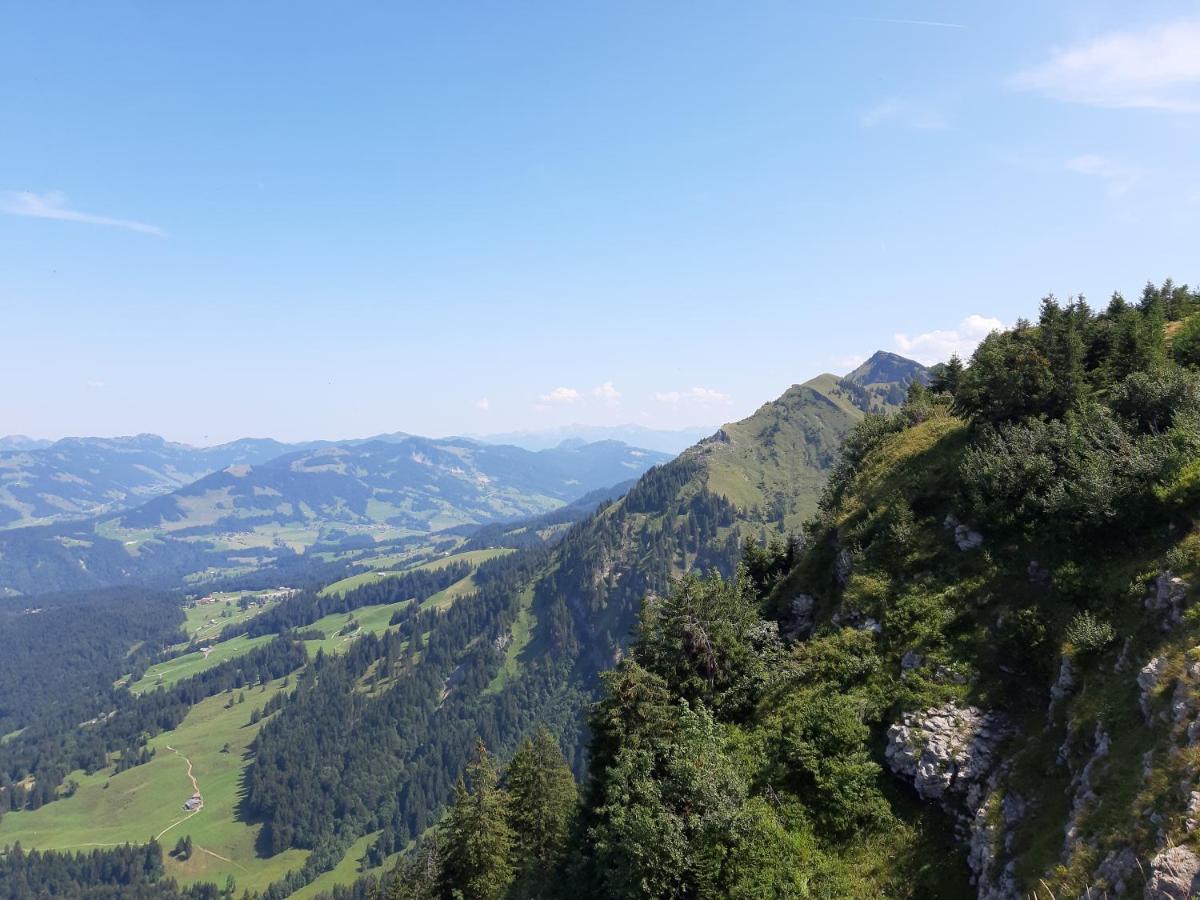 Haus Berghof Bed & Breakfast Schröcken Dış mekan fotoğraf